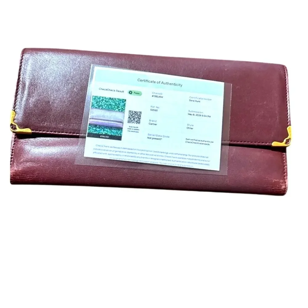Must de Cartier International Bifold Wallet/WOC Crossbody Bag/Clutch |COC+DB